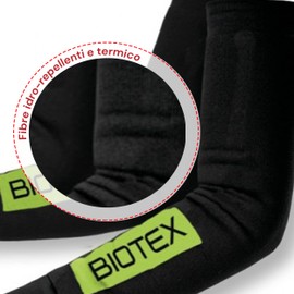 BIOTEX 4001 Seamless Thermal Cuff Unisex - Adult, 48 Black/Neon Yellow, S