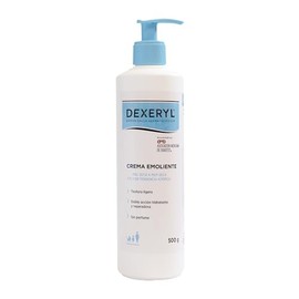 Dexeryl Crema Emoliente Hidratante Piel Seca y Atópica, Glicerol, 500g