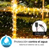 Luces de Navidad, DOSYU 10M LED Manguera Transparente Navideña, 200