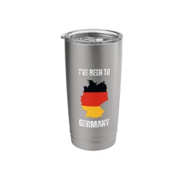 Germany Travel I've Been To Germany Flag Map Stainless Steel Insulated Tumbler