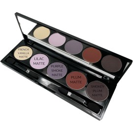Pure Ziva Matte Purple Vegan Eyeshadow Palette; Talc, Paraben & Cruelty Free