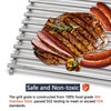 Hongso 17 3/8" Solid SUS304 Cooking Grates for Charbroil 463446015