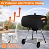 EVRBUL Portable Charcoal Grill Cover, 21.5"L x 21.5"W x 14.5"H