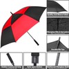 MRTLLOA Automatic Open Golf Umbrella, Extra-Large Oversized Double Canopy Vented