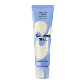 Mamonde 마몽드 카망샷 아줄렌크림 (블루 캐모마일 크림) 60ml 1개 붉은기완화 예민피부 Mamonde Camellia Azulene Cream (Blue Chamomile Cream) 60ml 1ea Soothing Redness for Sensitive Skin [Blue Chamomile Cream 1 piece]