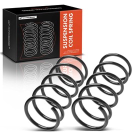 A-Premium 2Pcs Front Suspension Coil Spring Set Compatible with Hyundai Santa Fe 2003 2004 2005 2006 3.5L, 4WD, Replace# 5463026900