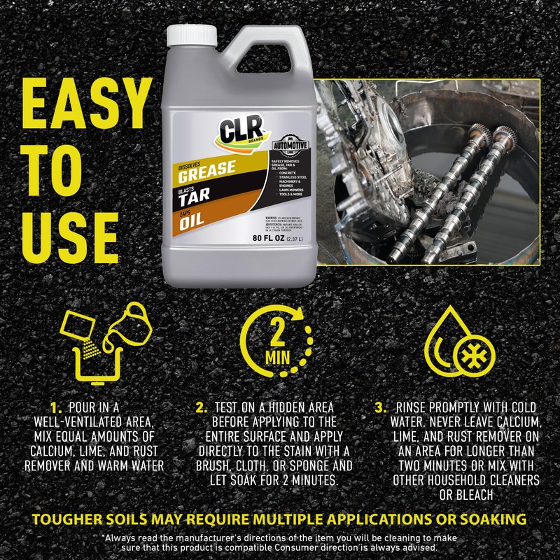 CLR Brands® Automotive Grease Tar & Oil Remover 80oz