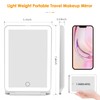 DenCert Rechargeable Travel Makeup Mirror 72 LED Lighted Compact Slim