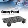 Gantry Plate Aluminum High Strength Gantry Board Black Anodized 3D