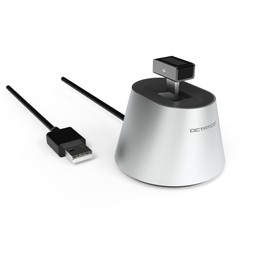 OCTATCO EzFinger C Desktop Cradle Set – Fingerprint FIDO2 Security Key, Certified Windows Hello, Multi-Factor authentication(MFA)/passkey, Connect via USB-C(EzFinger C) and USB-A(Desktop Cradle)