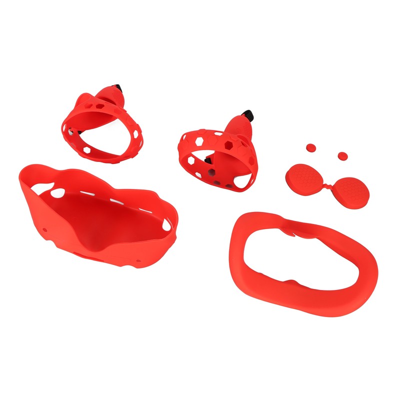 5 in 1 Silicone Cover Set for Quest 2 Includes