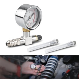 NICECNC Universal 600PSI Handheld Nitrogen Pressure Tester Portable Nitrogen Pressure Gauge Compatible with Yamaha YZX, Compatible with Ford Raptor Truck Shocks, and Many Others, See Fits