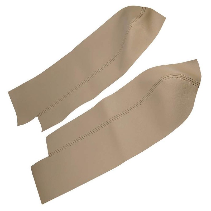 DSkoiph Front Door Panels Armrest Cover Leather Left & Right