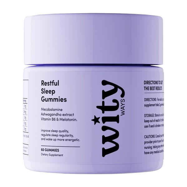 Generic WITYWAYS Melatonin Sleep Gummies for Adults - Fast-Acting 20