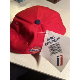 Stadium Give Away Vintage Phillies Baseball Cap Gulf Gas & Oil Cool Red Hat Baseball Cap Snapback