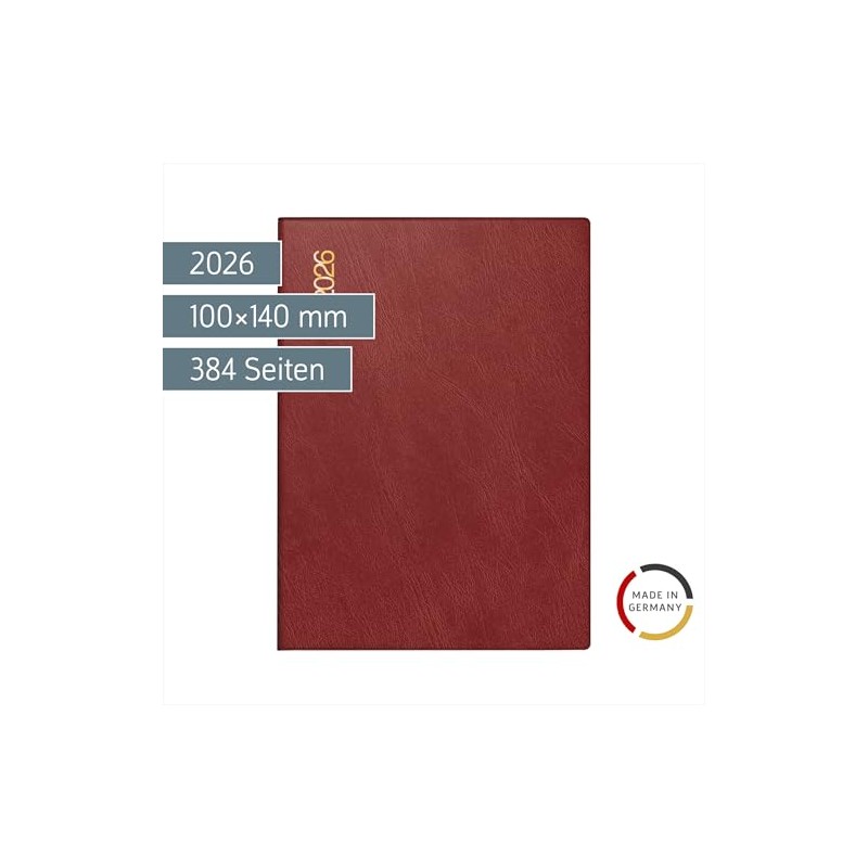 rido/idé Pocket Calendar Model Technology III 2026 | A6, Plastic,