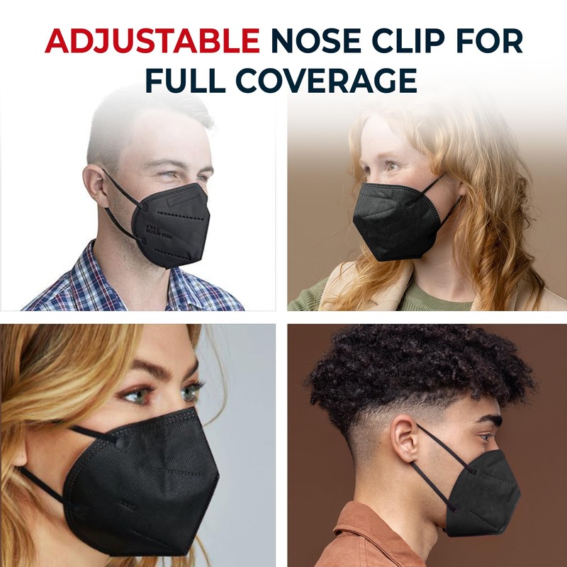 [30 PACK] 5-Ply Disposable Face Mask - Premium Material and