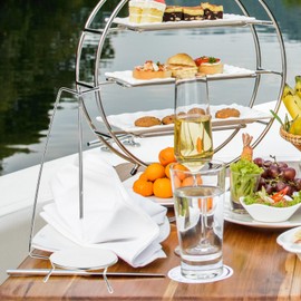 PRETYZOOM Kebabs Hanger Skewer Stand with 2 Skewers Skewer Holder Grill Vertical Stand Kebabs Skewer Barbecue Hanging Rack Brazilian BBQ Accessories