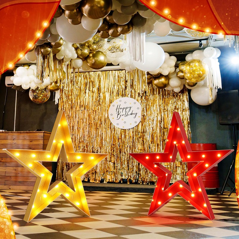Aurelema Large Star Light Up Decoration 4ft Light up Star