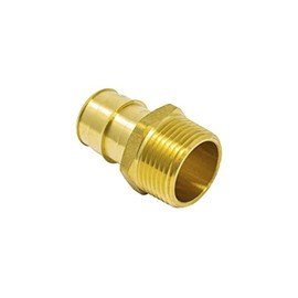 Libra Supply 1-1/2 inch Expansion PEX A Copper Male Adapter, 1-1/2'' PEX A x MIP, (Click in for more size options), 1-1/2-inch Pipe Fitting Plumbing Supply