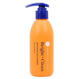 Bright+Clean Gel Facial Cleanser for Sensitive Teen Skin - Gentle pH Balanced Face Wash with Aloe Allantoin Coconut Oil 6.7 oz Clean / 민감한 십대 피부를 위한 브라이트+클린 젤 페이셜 클렌저 - 알로에 알란토인 코코넛 오일로 부드러운 pH 균형 세안 6.7온스 클린