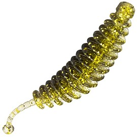 FTM Omura Baits Kong 5.5 cm 1.6 g - 10 Trout Baits, Flavour: Garlic, Colour: Black/Gold with Glitter