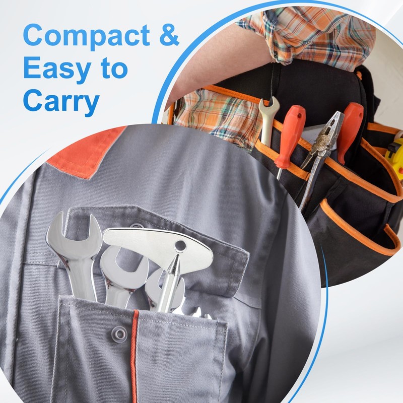 PATIKIL Triangle Spanner Key, 4 Pack Universal Triangular Socket Keys