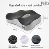 Memory Foam Seat Cushion and Lumbar Support Pillow for Office