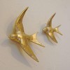 Wall Hanging Ornament, Wall Decor, Birds, Small & Large, Set