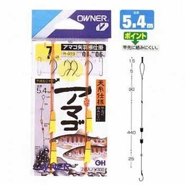 OWNER(オーナー) アマゴ矢羽根仕掛 7-0.4-0.6 30023