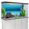 AWERT 48x20 inches Polyester Sunshine Ocean Floor Fish Tank Background