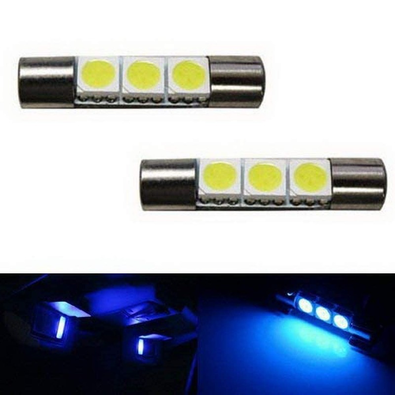 iJDMTOY 3-SMD 29mm 6614F Replacement Bulbs Compatible With Car Sun