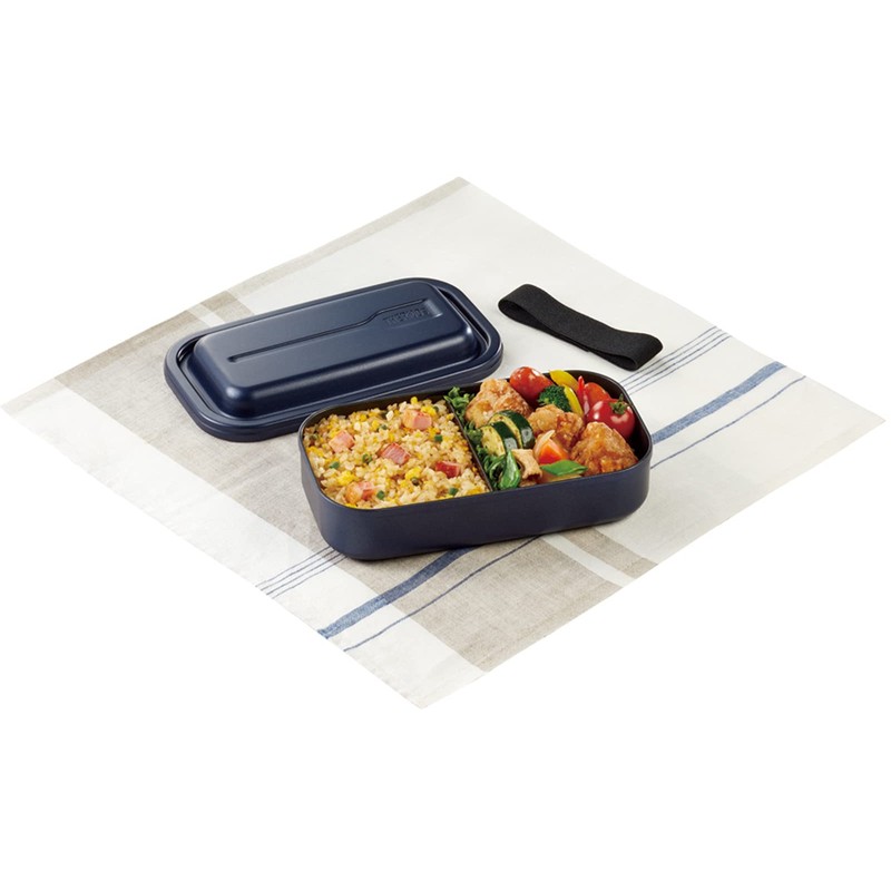 Thermos DAA-800 NVY Lunch Box, Aluminum, Fresh Lunch Box, Inner