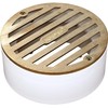 NDS 910B, 4 In. Round Grate Drain Cover, with PVC