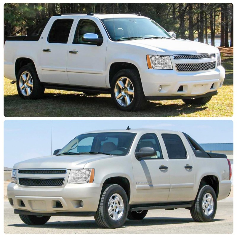 ADCARLIGHTS Headlights Compatible with Chevy 2007-2013 Avalanche / 2007-2014 Tahoe