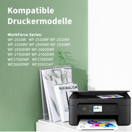 Greenjob 16XL Multipack Compatible with Epson 16 16XL Printer Cartridges for Epson Workforce WF-2010 WF-2510 WF-2520 WF-2530 WF-2540 WF-2630 WF-2650 WF-2660 WF-2750 WF-2760 (9 Black)