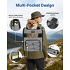 Hiking Dog Carrier Backpack, Padded Height-Enhancing Design, Adjustable Waist Cushioning
