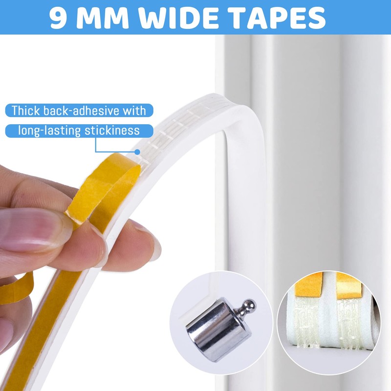 CloudBuyer Door Weather Stripping, Soundproof Insulation Seal Strip for Windows
