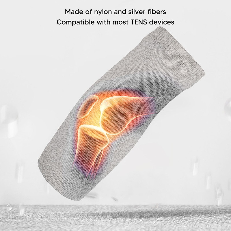 Conductive Elbow Sleeve TENS Massage Relieve Numbness Compression Elbow Sleeve