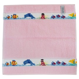 Fayler Handkerchief, Hand Towel, Towel Handkerchief, 11.8 inches (30 cm), Marina, Rose