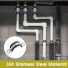 Stainless Steel 304 Pipe Clamps - 69mm Diameter U Pipe