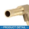 A ABSOPRO Brass Hose Fitting Universal 6 mm Angle 90