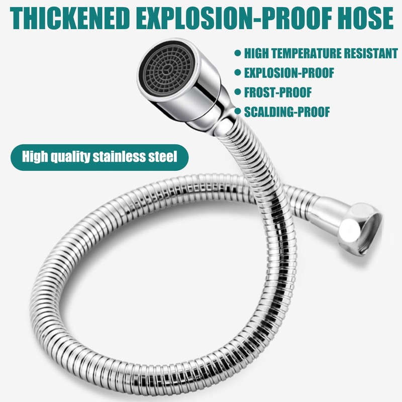 Hshenjhu Tap Attachment, 720° Swivel Tap Extension, Flexible Tap Attachment