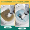 Tanzfrosch Toilet Plunger High Pressure Air Blaster for Bathroom Floors