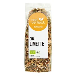 teeverliebt Chai Lime Herbal Loose Tea with Lemongrass and Ginger Organic Tea Blend 100g