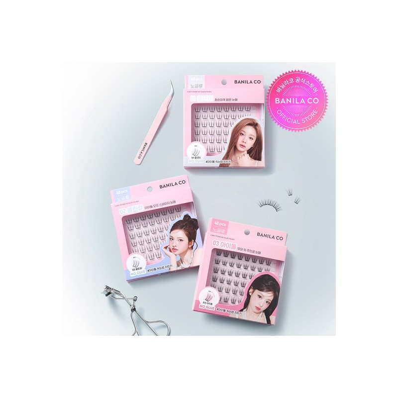 Vanilla Co. Banila Co. Curly Studio No-Glue Eyelashes (3 Types)