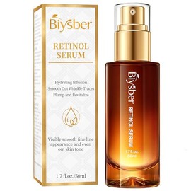 Retinol Collagen Serum for Face: Anti Aging &Anti Wrinkle Repair Peptide Serum with Hyaluronic Acid Boost Hydration-Day/Night Facial Firming Lifting N
