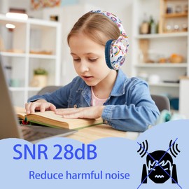 PROTEAR Adjustable Foldable Earmuffs for School Concert Festival with SNR 28dB Hearing Protection, Children's Hearing Protection, Child Noise Protection Headphones (Unicorn)