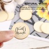 Winomo 100 x Wooden Discs Log for DIY Craft Wedding Mittelstücke