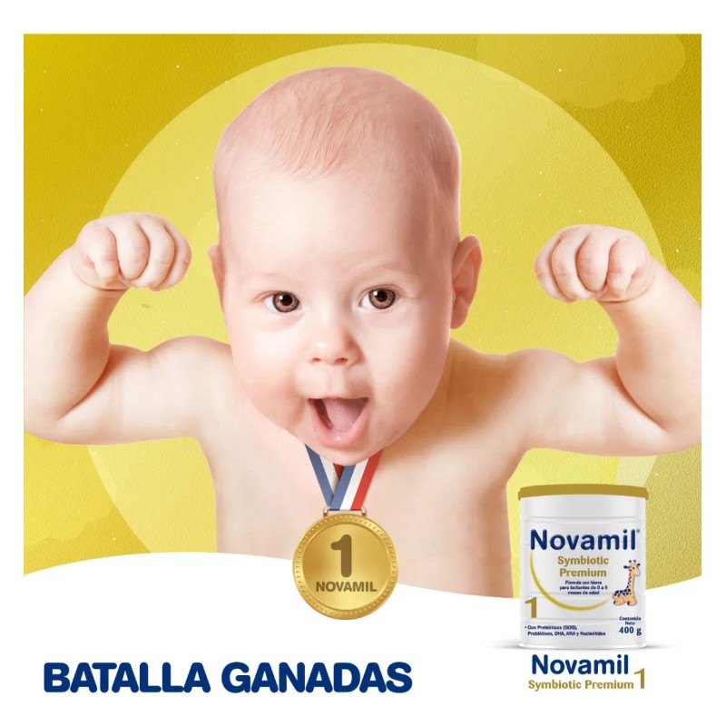 Novamil Etapa 1 SYMBIOTIC Fórmula Láctea 400 g